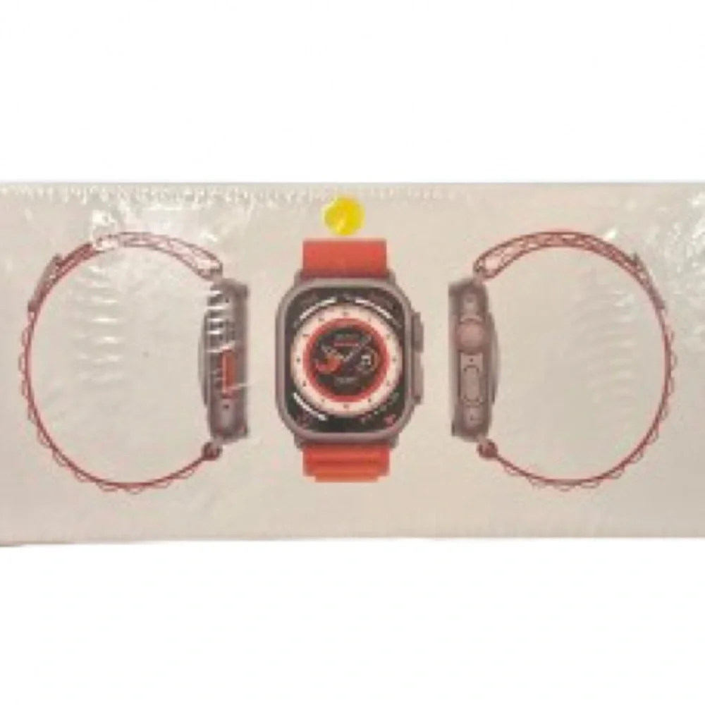Innovative Smartwatch with Orange Strap
